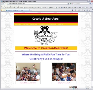 Create A Bear Plus! website